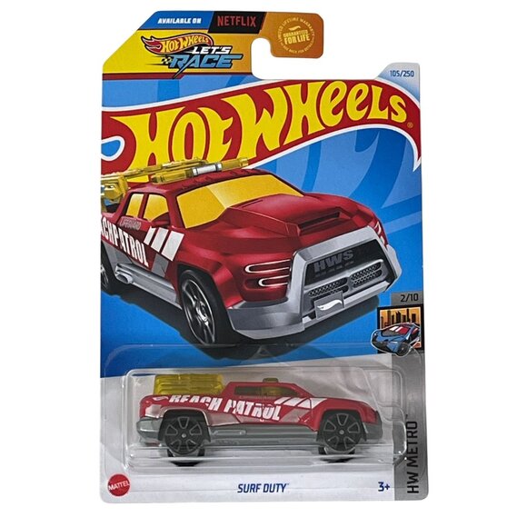 Hot Wheels 2024 Surf Duty HW Metro Beach Patrol Diecast SUV 1:64 - Picture 1 of 7